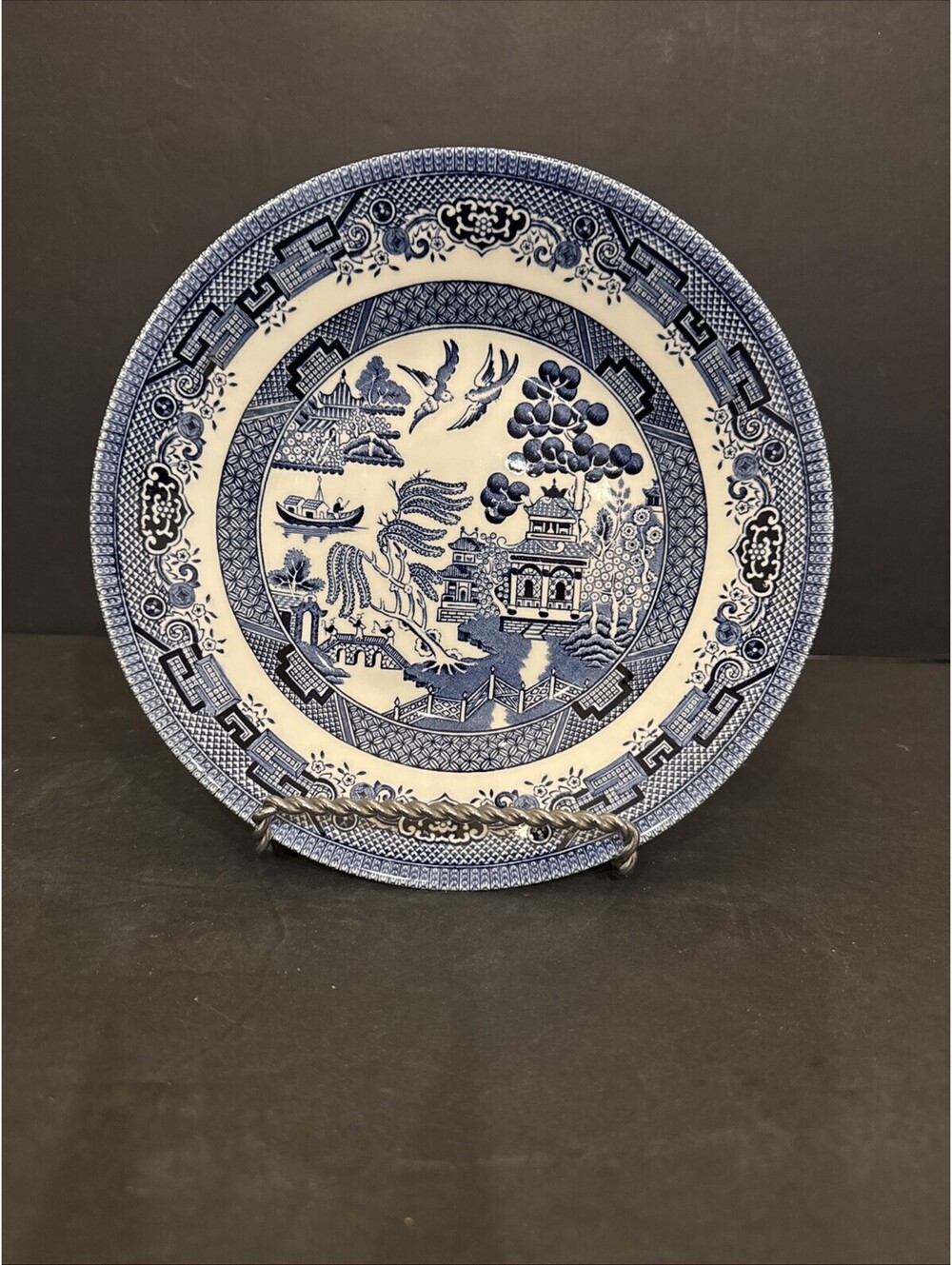 Blue Willow by Churchill Soup Coupe Cereal Bowl 7 7/8” Made in England
